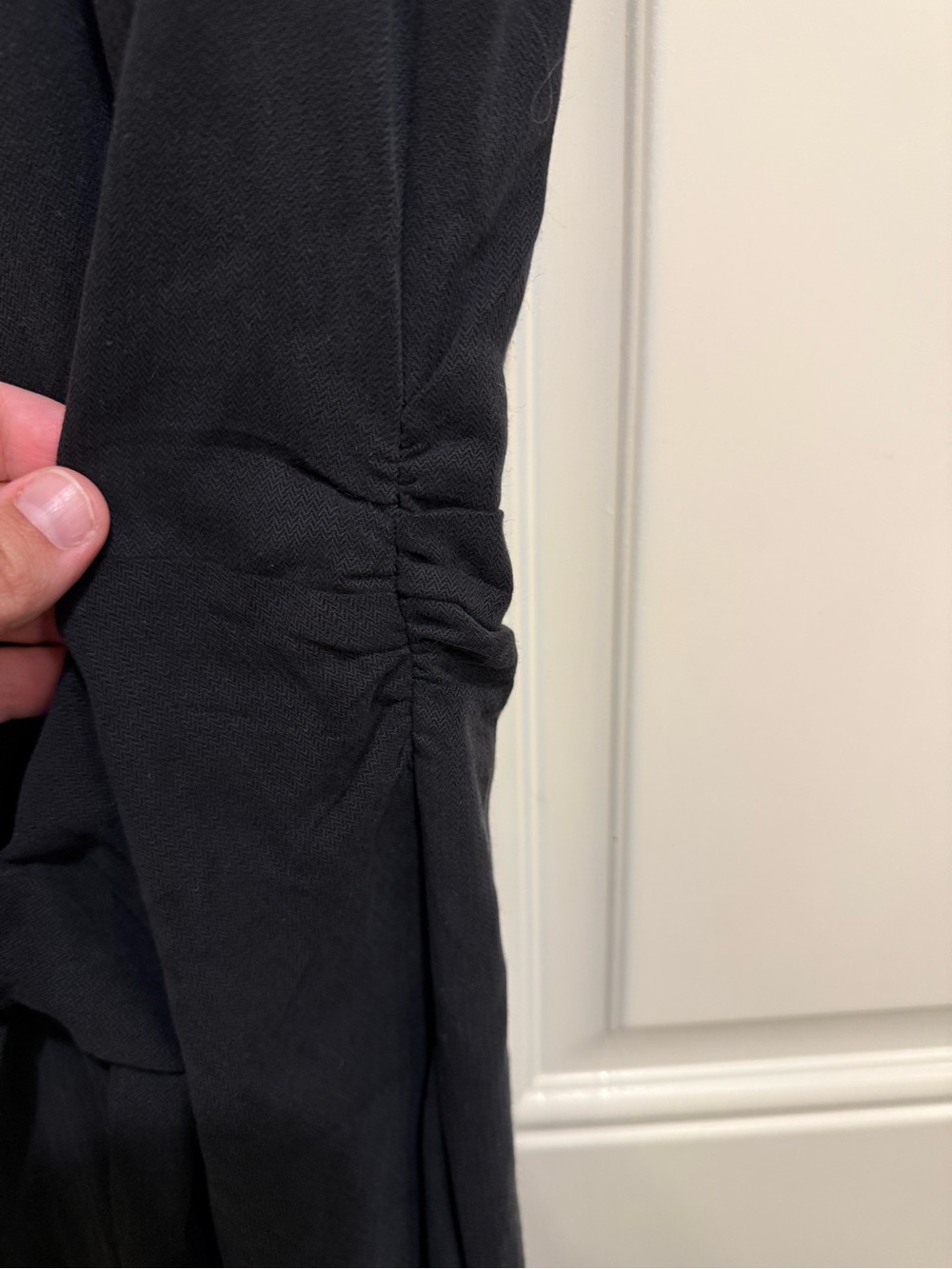 Moulinette Soeurs black Bow-Front Mini Dress - Picture 5 of 7